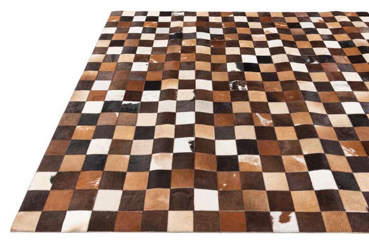 5' x 7' 11 Cowhide Stocks Rug
