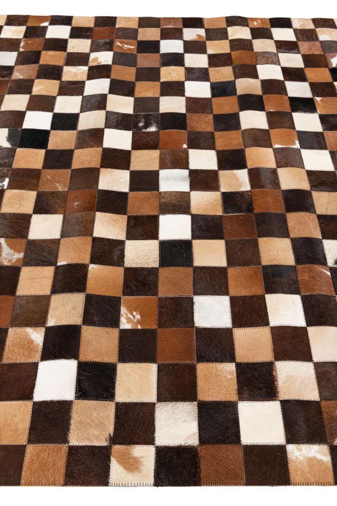 5' x 7' 11 Cowhide Stocks Rug