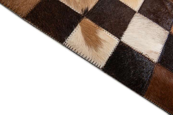 5' x 7' 11 Cowhide Stocks Rug