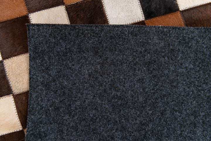 5' x 7' 11 Cowhide Stocks Rug