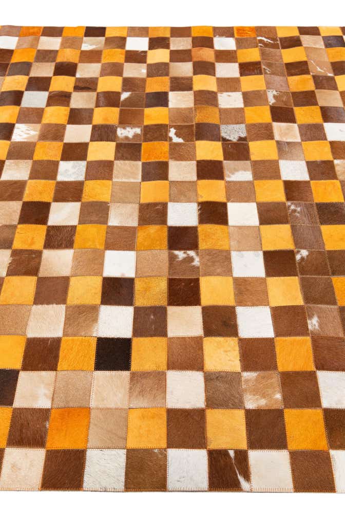 5' x 7' 11 Cowhide Stocks Rug