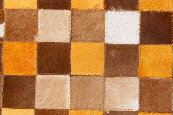 5' x 7' 11 Cowhide Stocks Rug