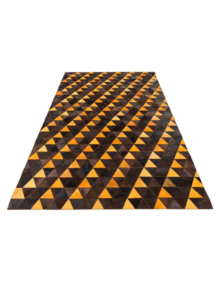 5' x 8' Cowhide Stocks Rug