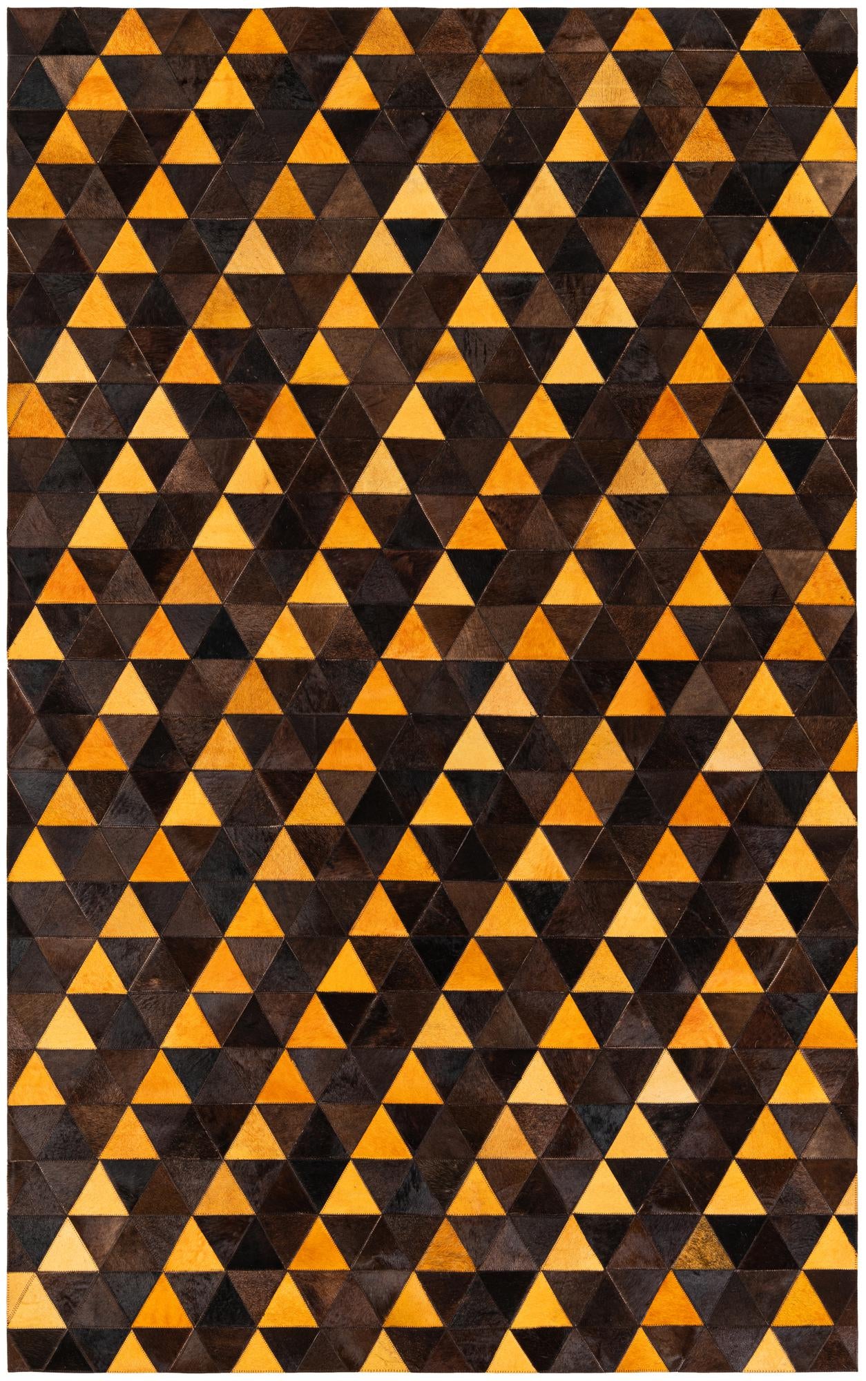 5' x 8' Cowhide Stocks Rug