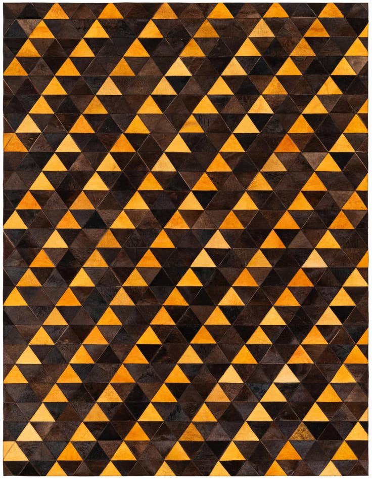 Detail image of 5' x 8' Cowhide Stocks Rug