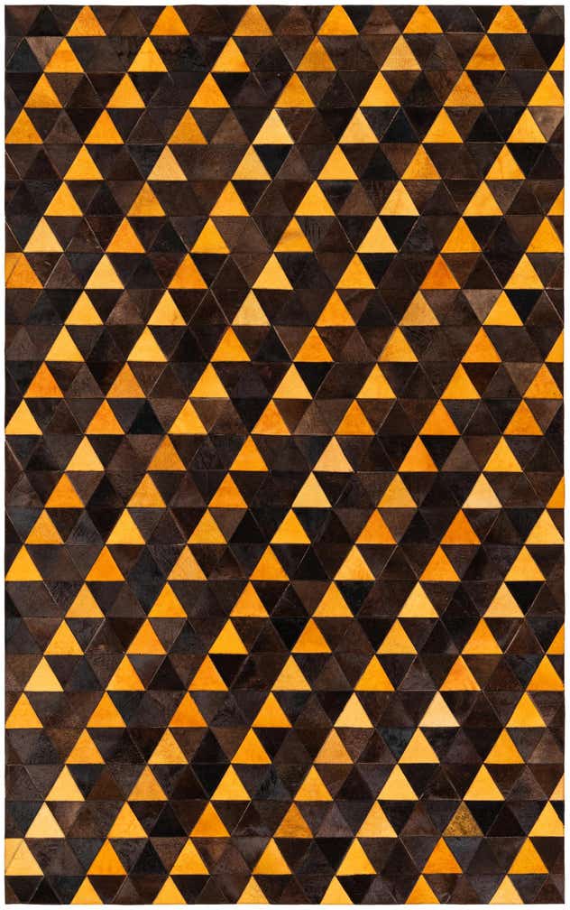 5' x 8' Cowhide Stocks Rug