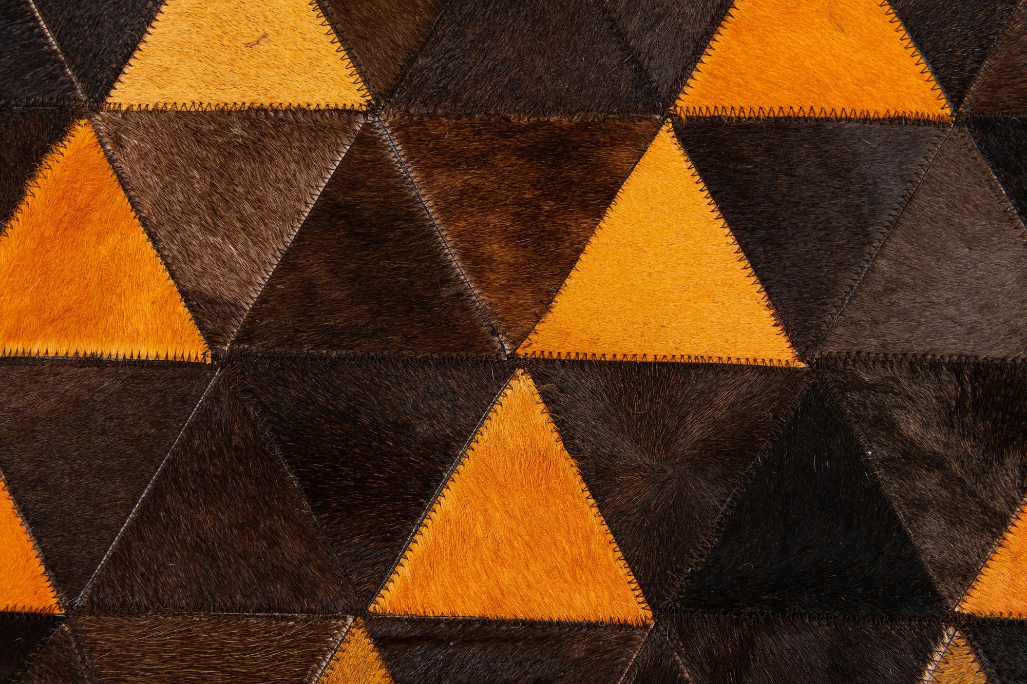 5' x 8' Cowhide Stocks Rug