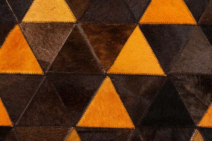 5' x 8' Cowhide Stocks Rug