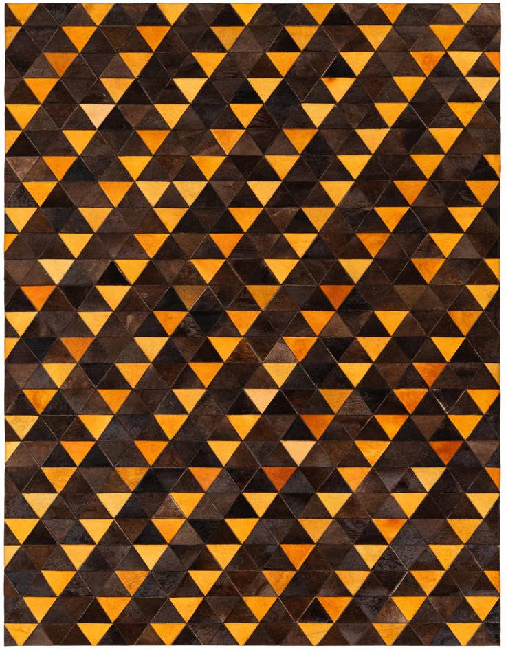 Detail image of 5' x 8' Cowhide Stocks Rug