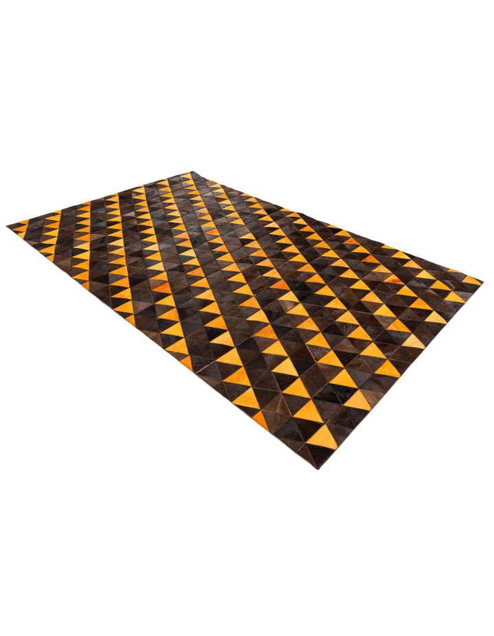 5' x 8' 1 Cowhide Stocks Rug