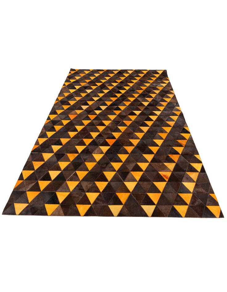 Detail image of 5' x 8' 1 Cowhide Stocks Rug