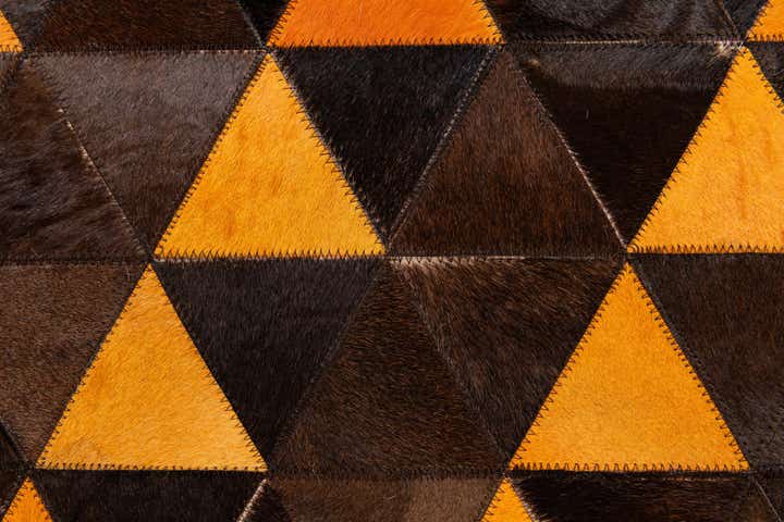 5' x 8' 1 Cowhide Stocks Rug
