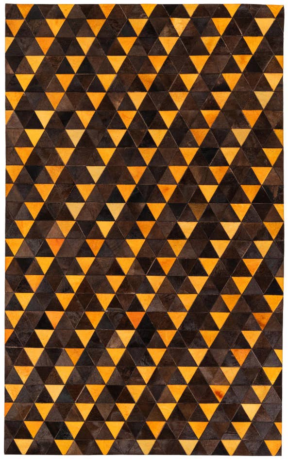 Detail image of 5' x 8' 1 Cowhide Stocks Rug