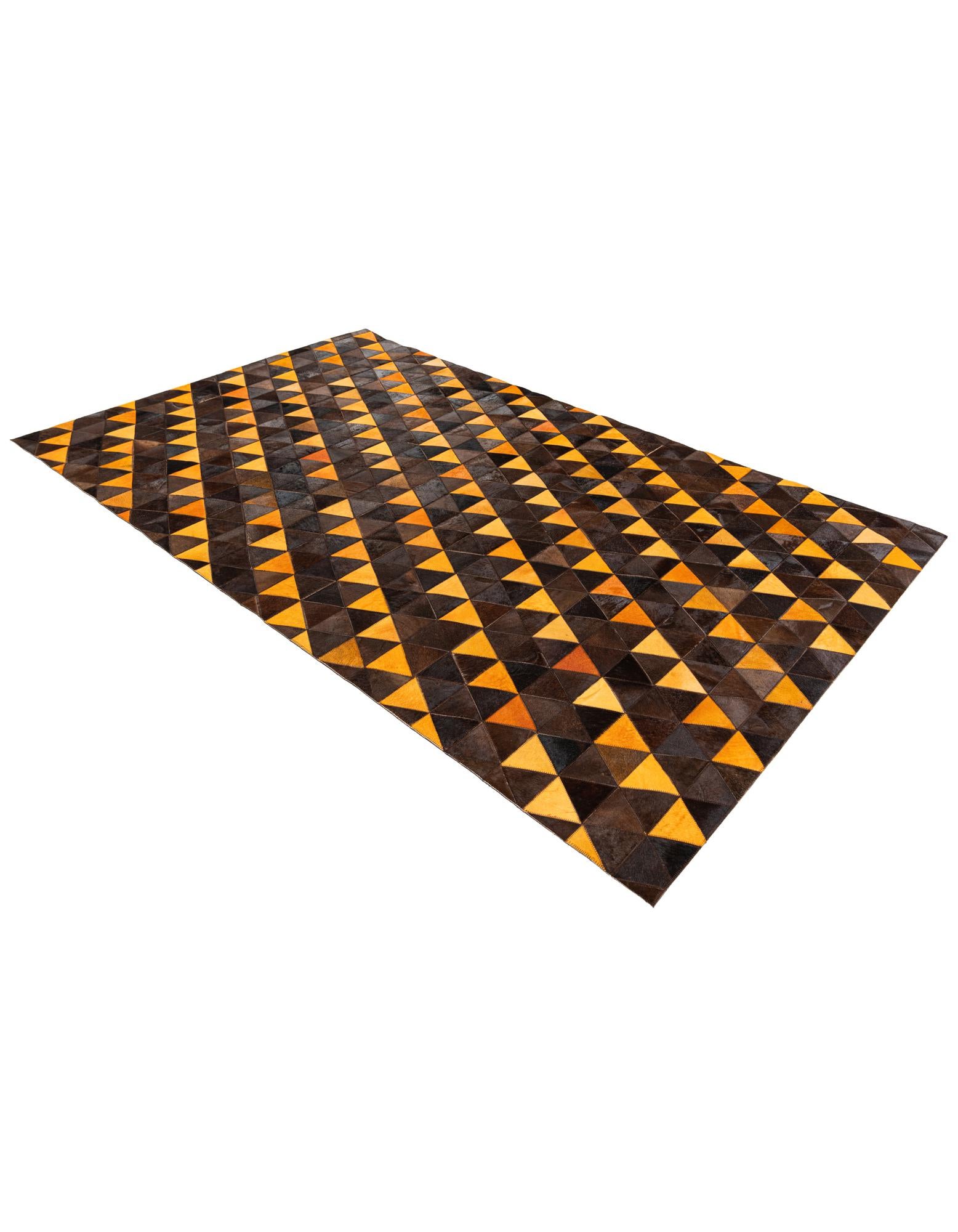 5' x 8' 1 Cowhide Stocks Rug