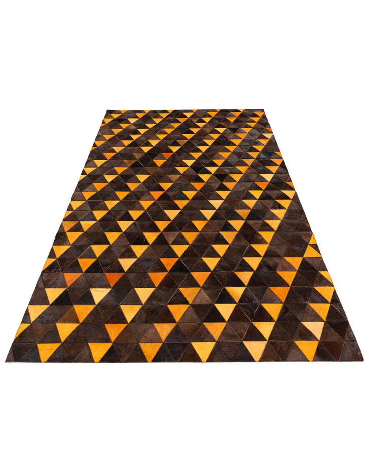 Detail image of 5' x 8' 1 Cowhide Stocks Rug