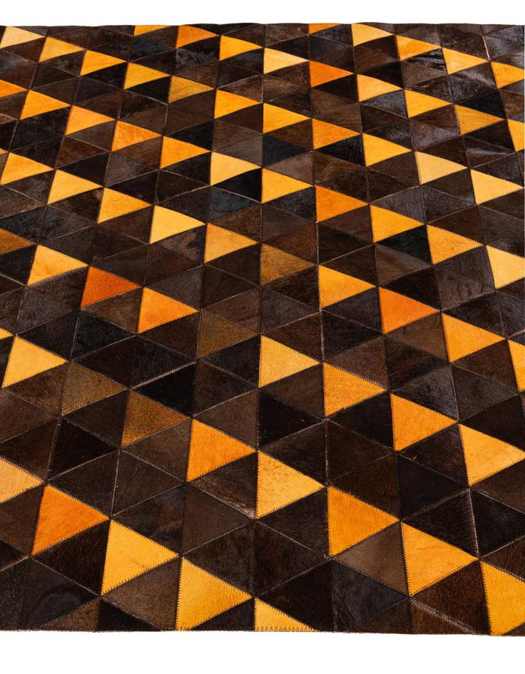 Detail image of 5' x 8' 1 Cowhide Stocks Rug