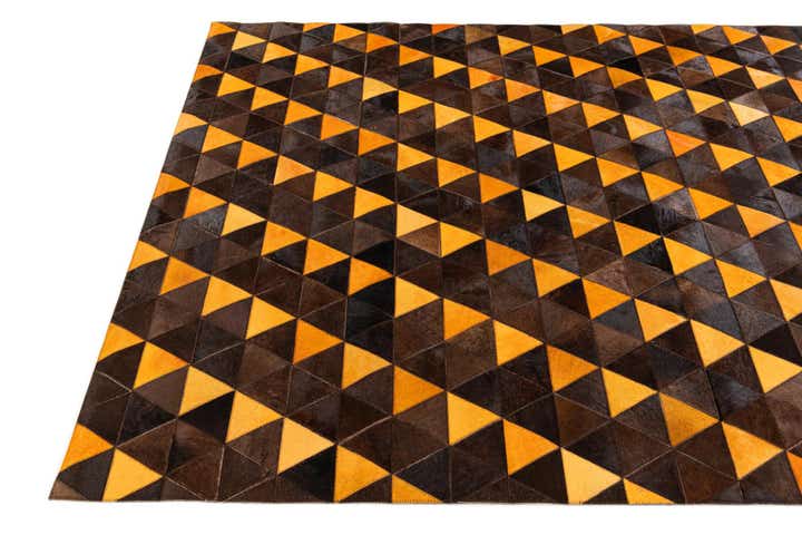 5' x 8' Cowhide Stocks Rug