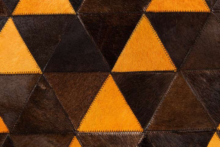 5' x 8' Cowhide Stocks Rug