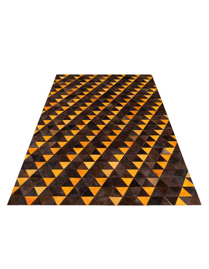 5' x 8' 1 Cowhide Stocks Rug