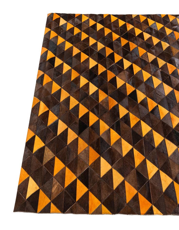 Detail image of 5' x 8' 1 Cowhide Stocks Rug