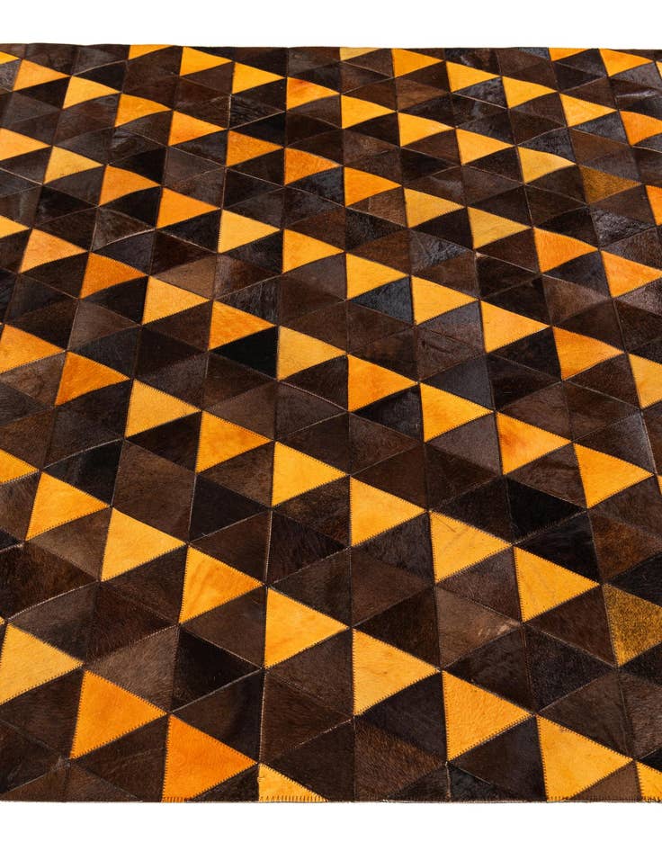 Detail image of 5' x 8' 1 Cowhide Stocks Rug