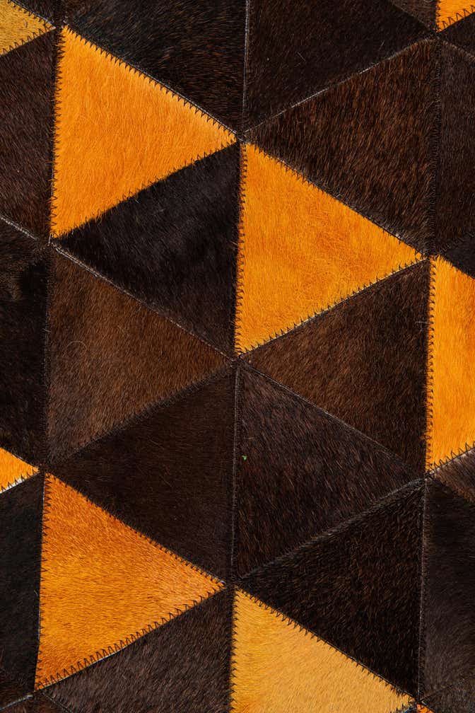 5' x 8' 1 Cowhide Stocks Rug
