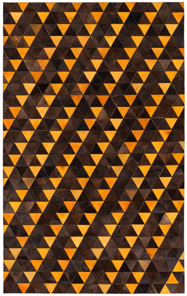 Detail image of 5' x 8' 1 Cowhide Stocks Rug