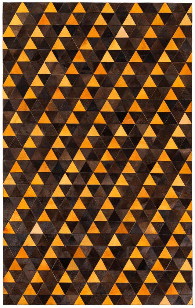 5' x 8' Cowhide Stocks Rug