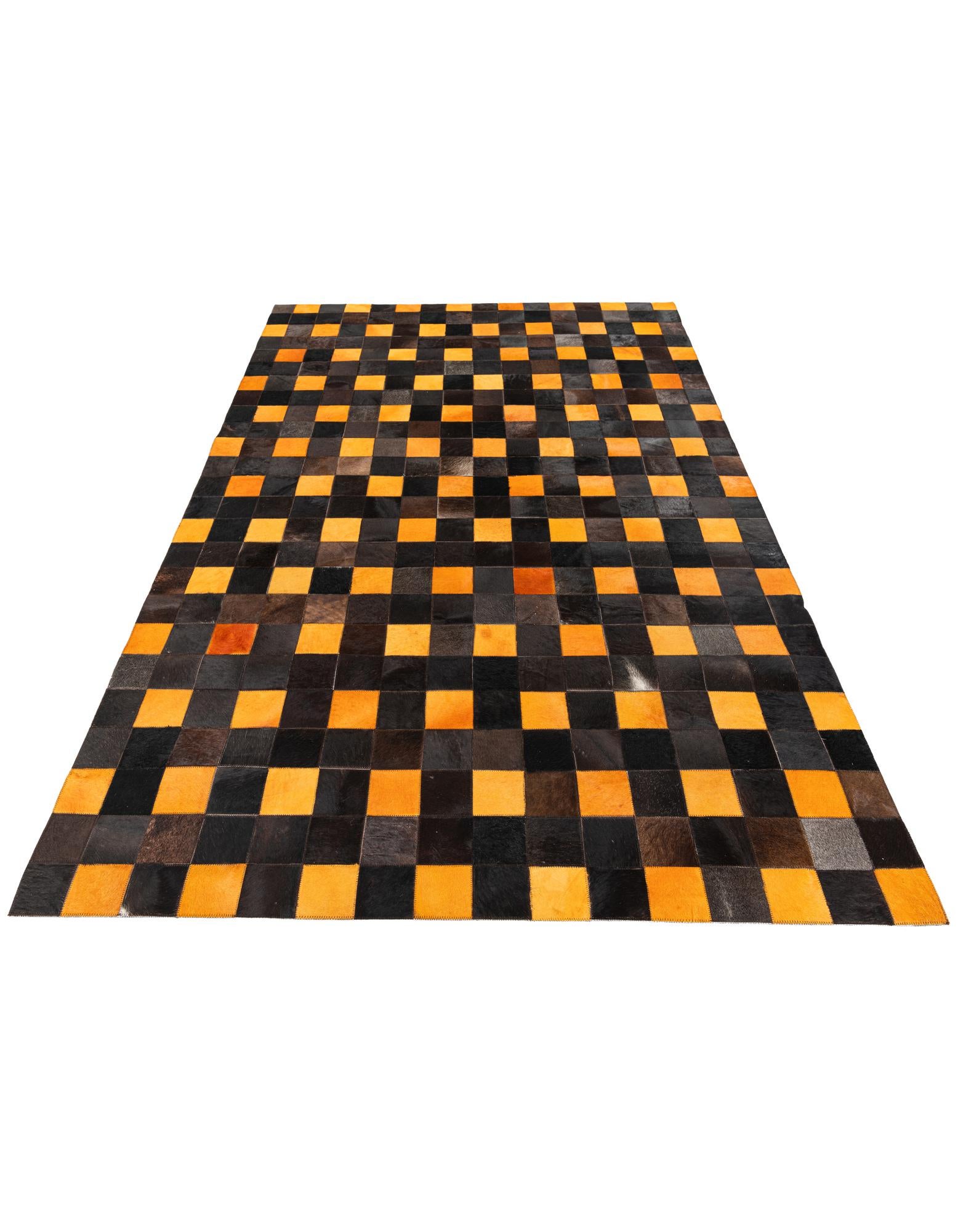 5' 2 x 8' Cowhide Stocks Rug