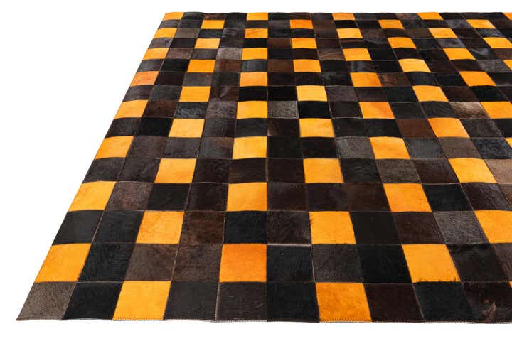 5' 2 x 8' Cowhide Stocks Rug