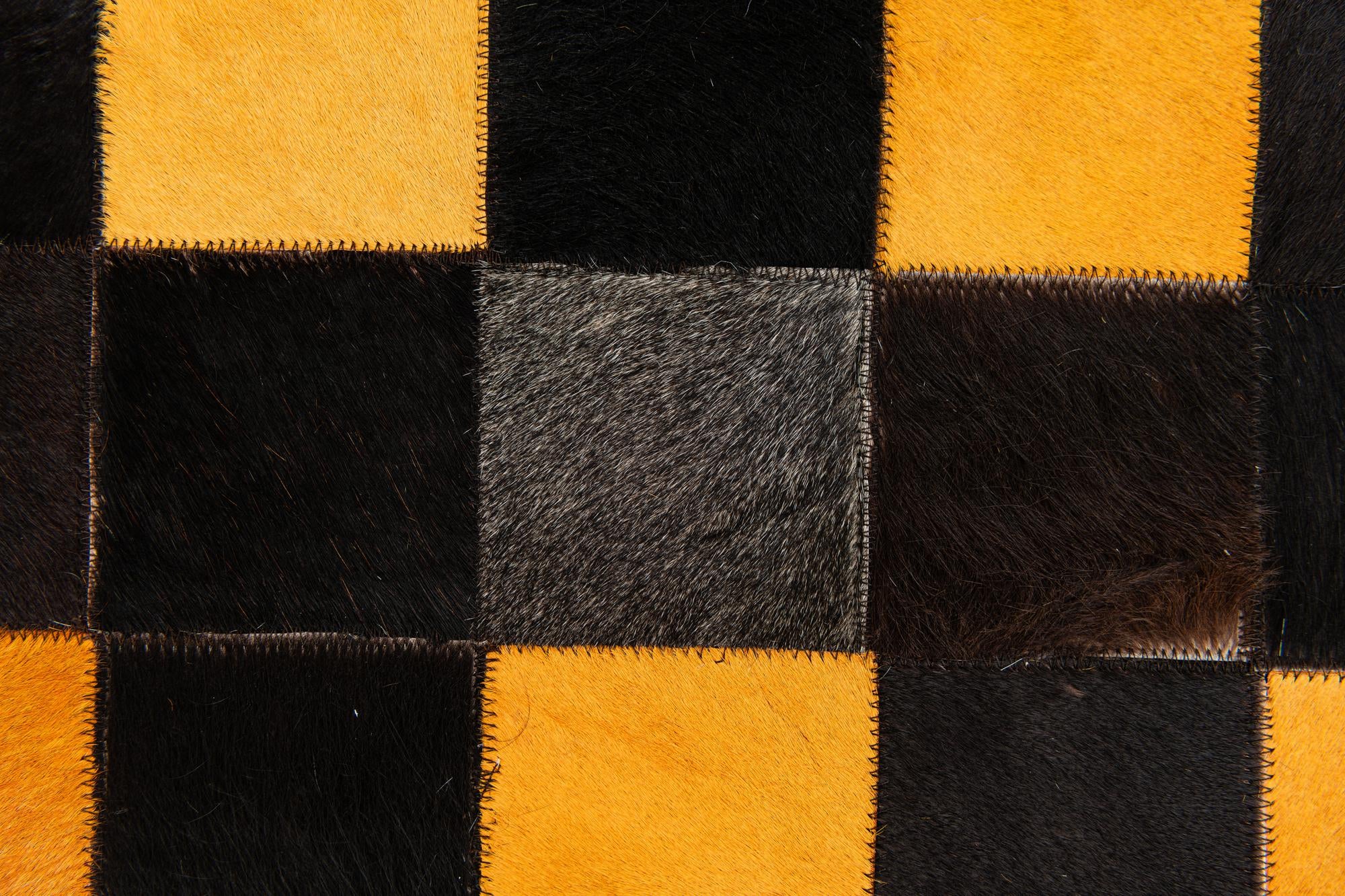 5' 2 x 8' Cowhide Stocks Rug