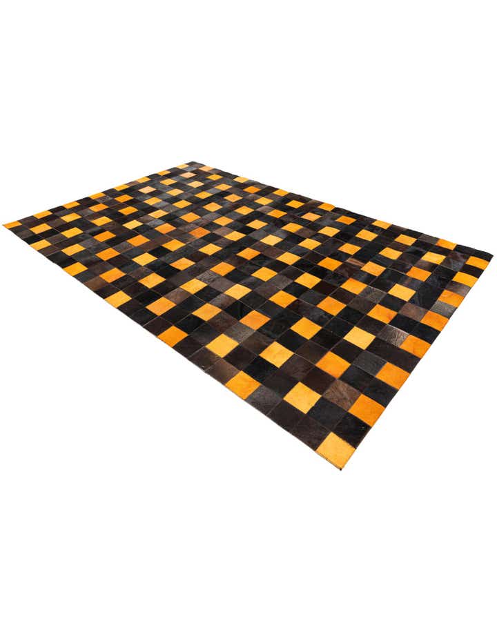 5' 2 x 8' Cowhide Stocks Rug