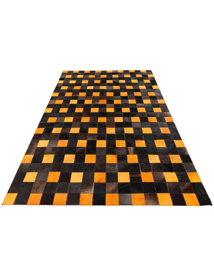 5' 2 x 8' Cowhide Stocks Rug