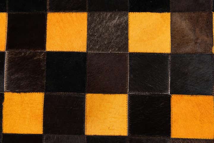 5' 2 x 8' Cowhide Stocks Rug