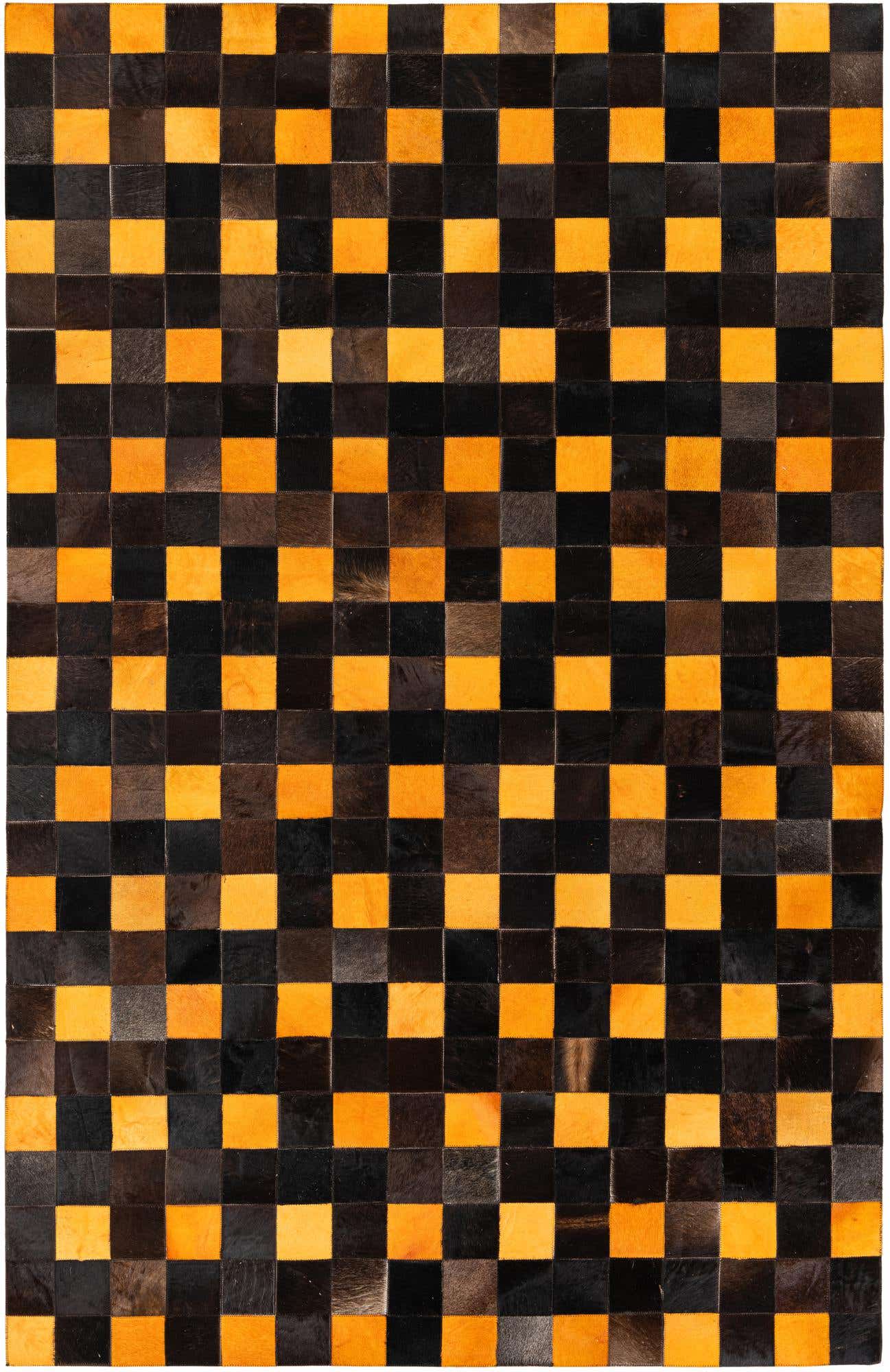 5' 2 x 8' Cowhide Stocks Rug