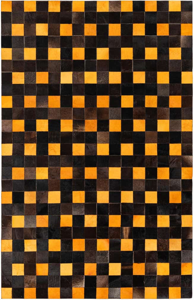 5' 2 x 8' Cowhide Stocks Rug