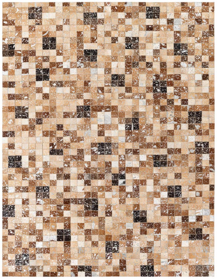 Detail image of 5' 3 x 7' 7 Cowhide Stocks Rug