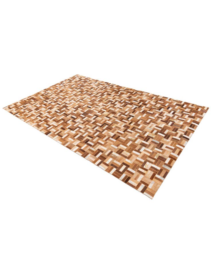 Detail image of 5' x 8' Cowhide Stocks Rug