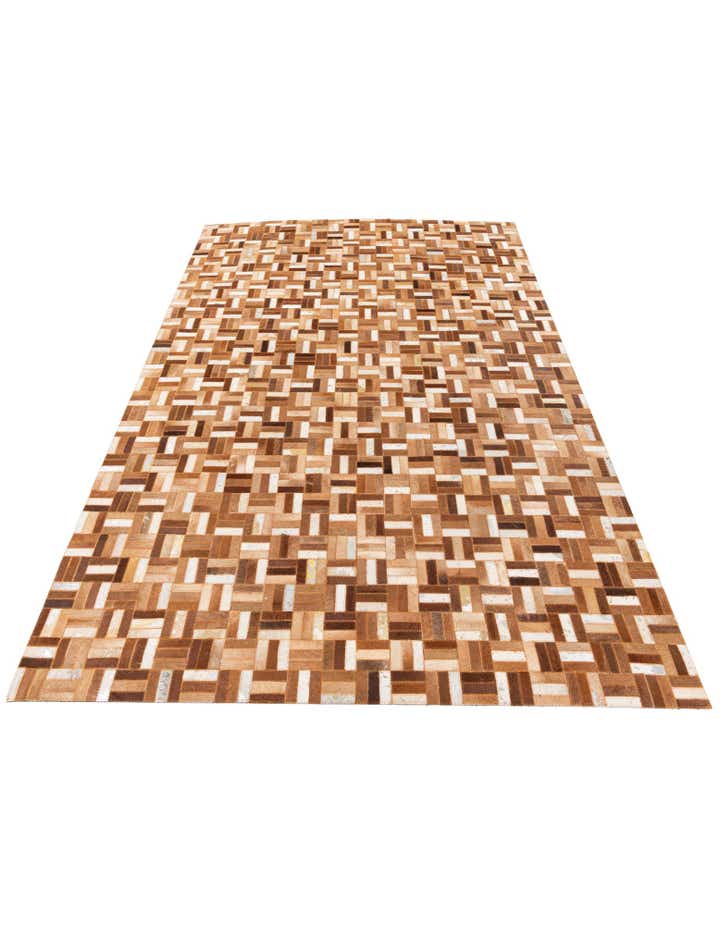 5' x 8' Cowhide Stocks Rug