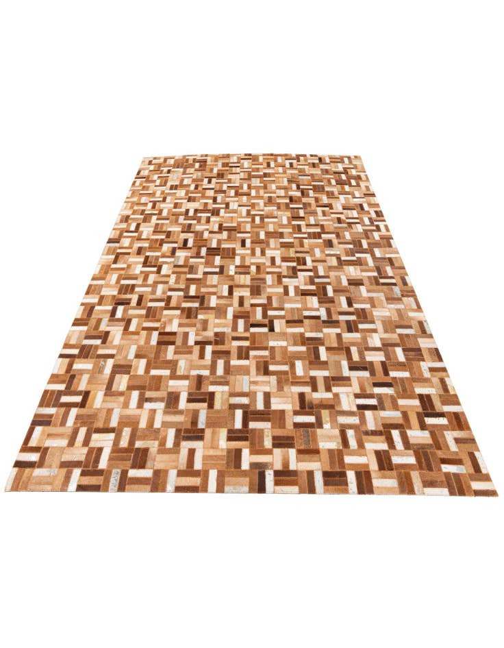 Detail image of 5' x 8' Cowhide Stocks Rug