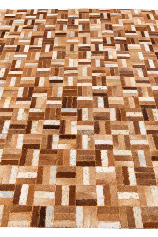 5' x 8' Cowhide Stocks Rug