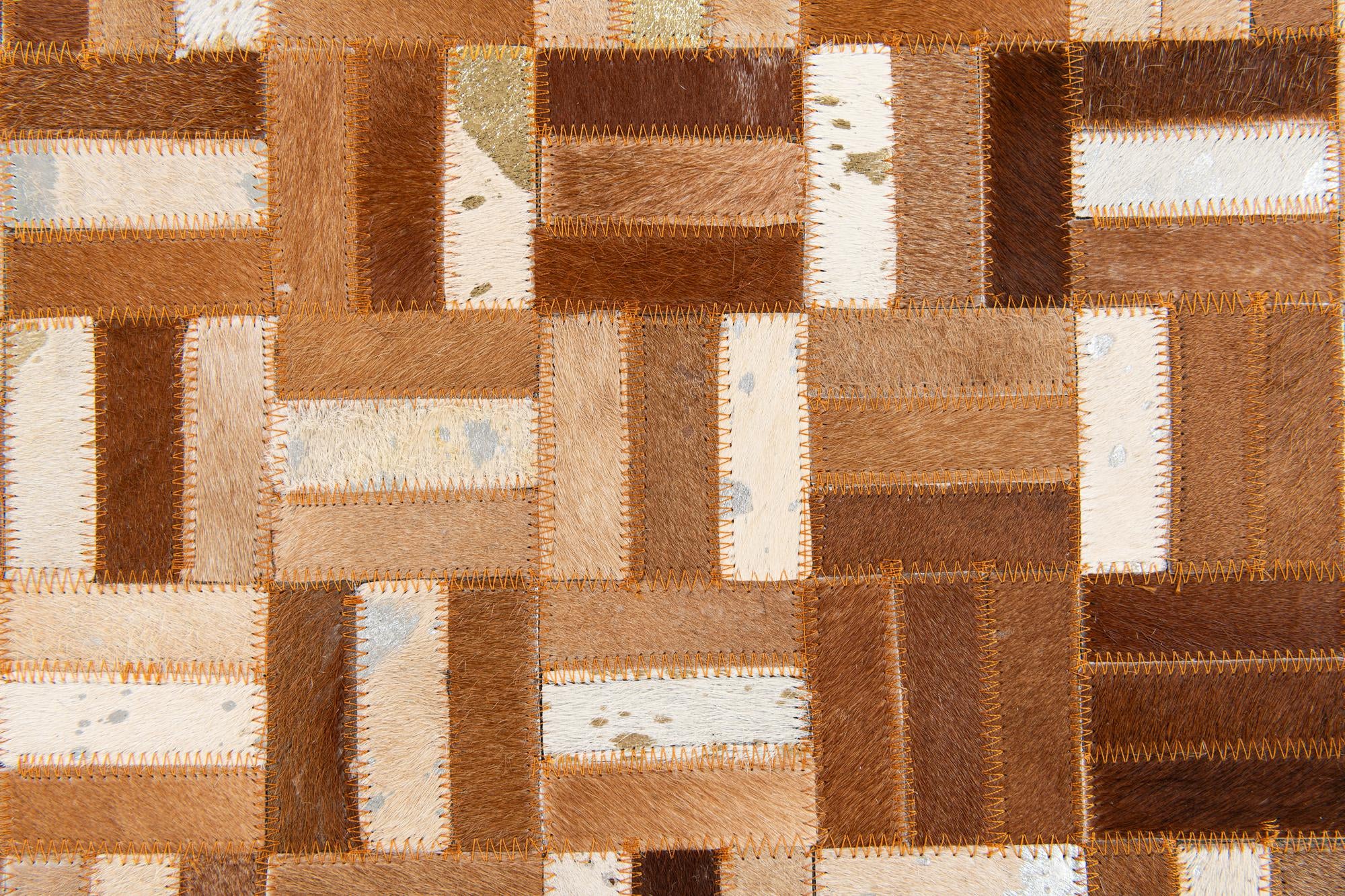 5' x 8' Cowhide Stocks Rug