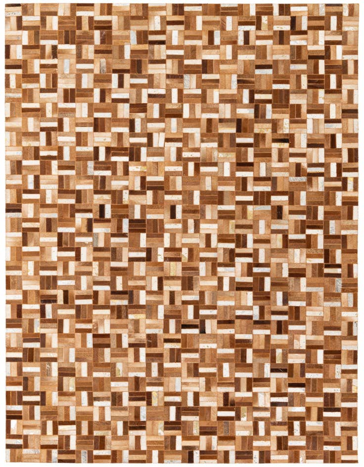 Detail image of 5' x 8' Cowhide Stocks Rug