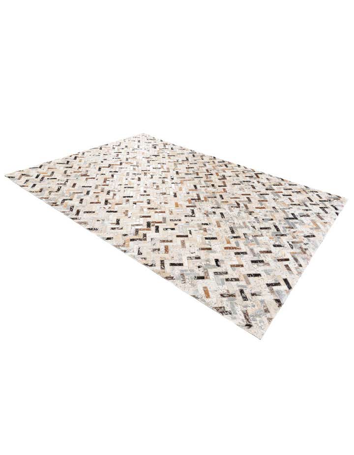 5' 2 x 7' 6 Cowhide Stocks Rug