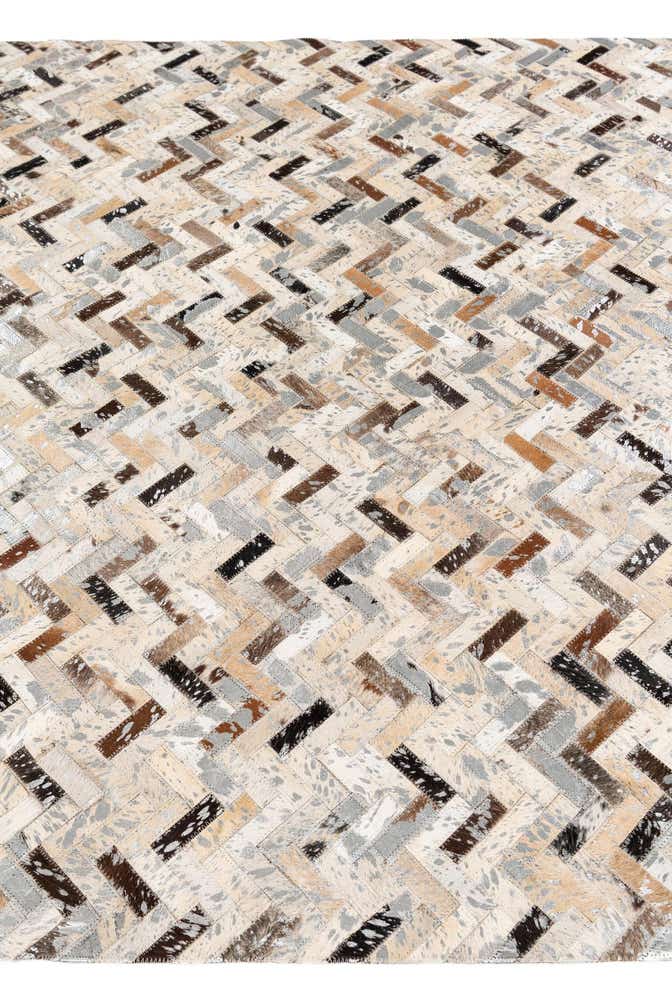 5' 2 x 7' 6 Cowhide Stocks Rug