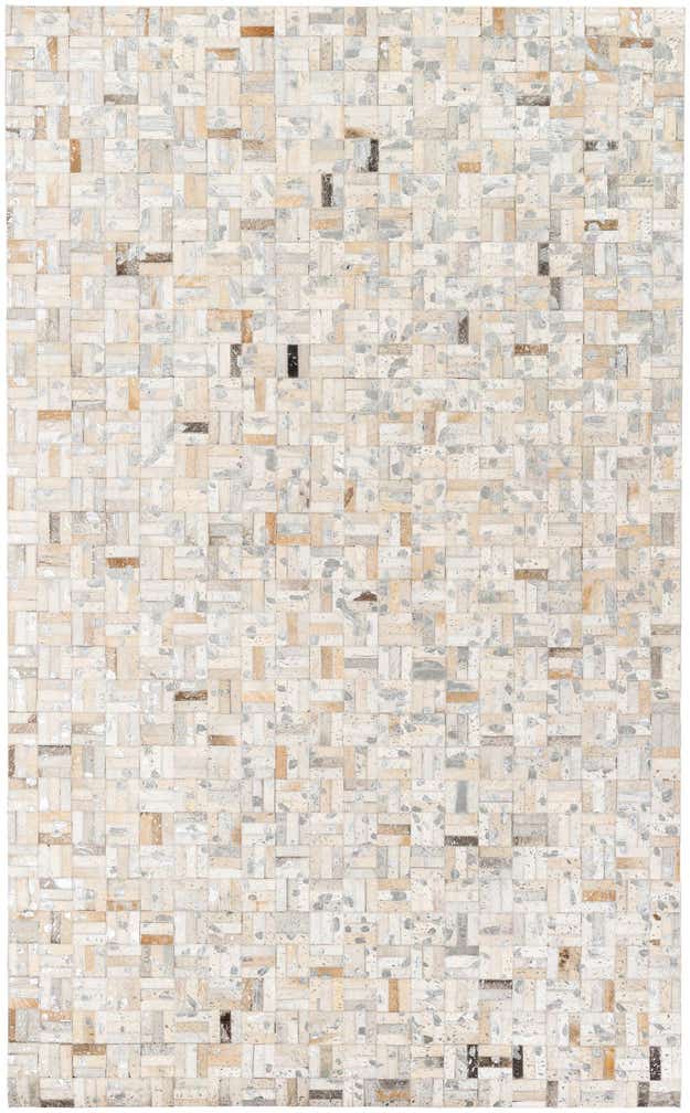 4' 11 x 8' 1 Cowhide Stocks Rug