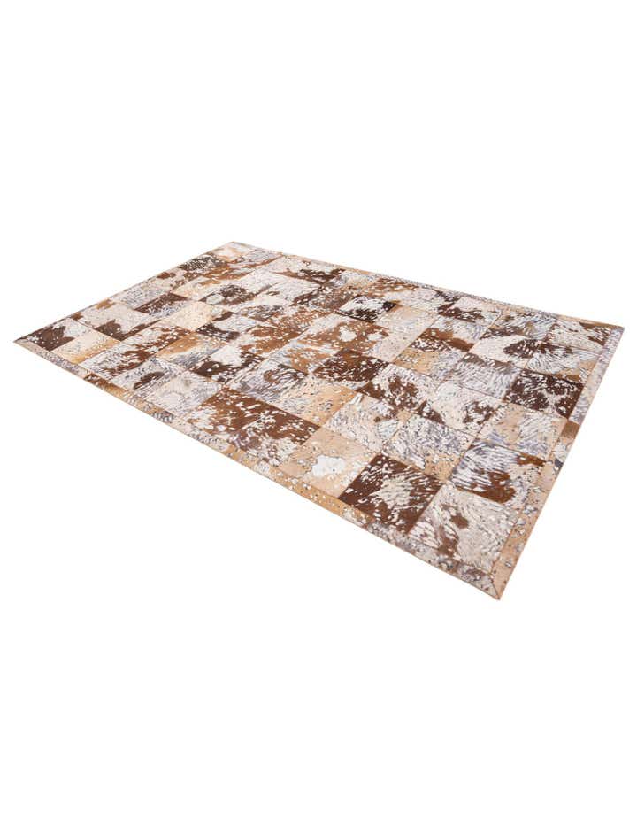 5' 2 x 8' Cowhide Stocks Rug