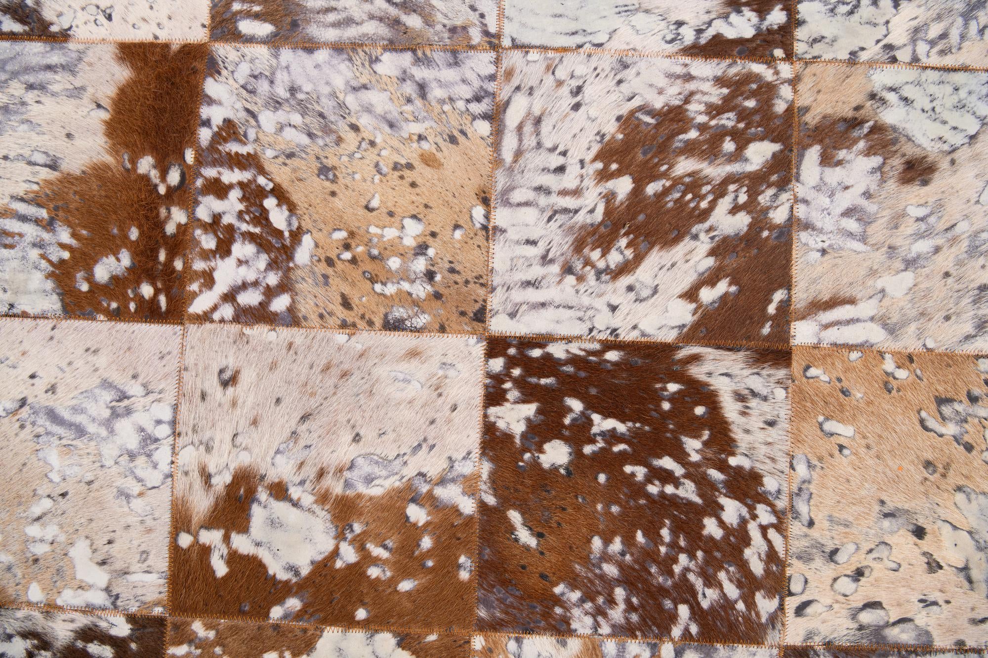 5' 2 x 8' Cowhide Stocks Rug