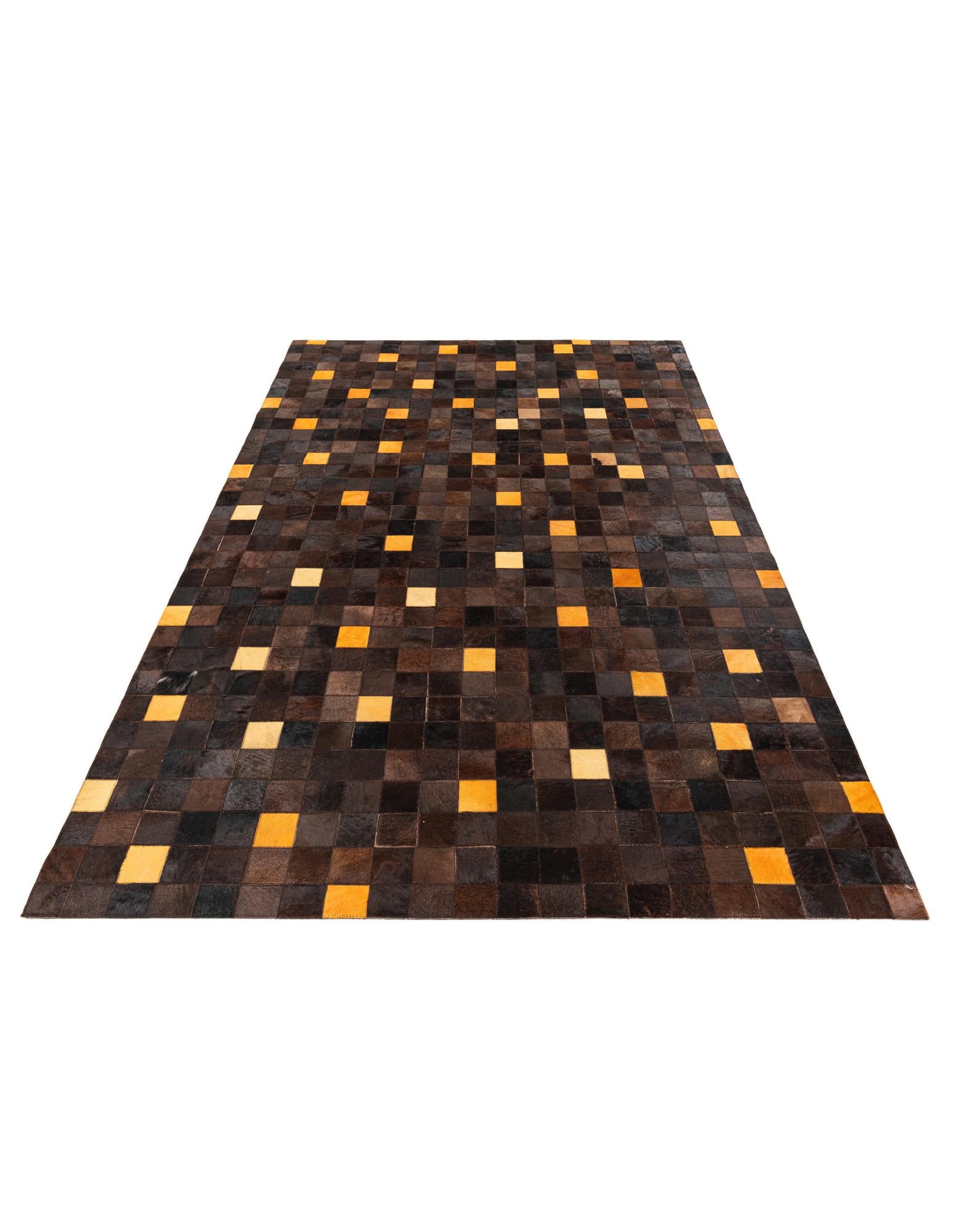 5' 2 x 8' 1 Cowhide Stocks Rug