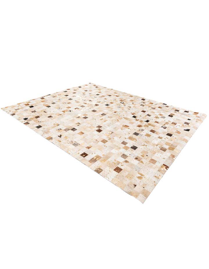 7' 10 x 9' 10 Cowhide Stocks Rug